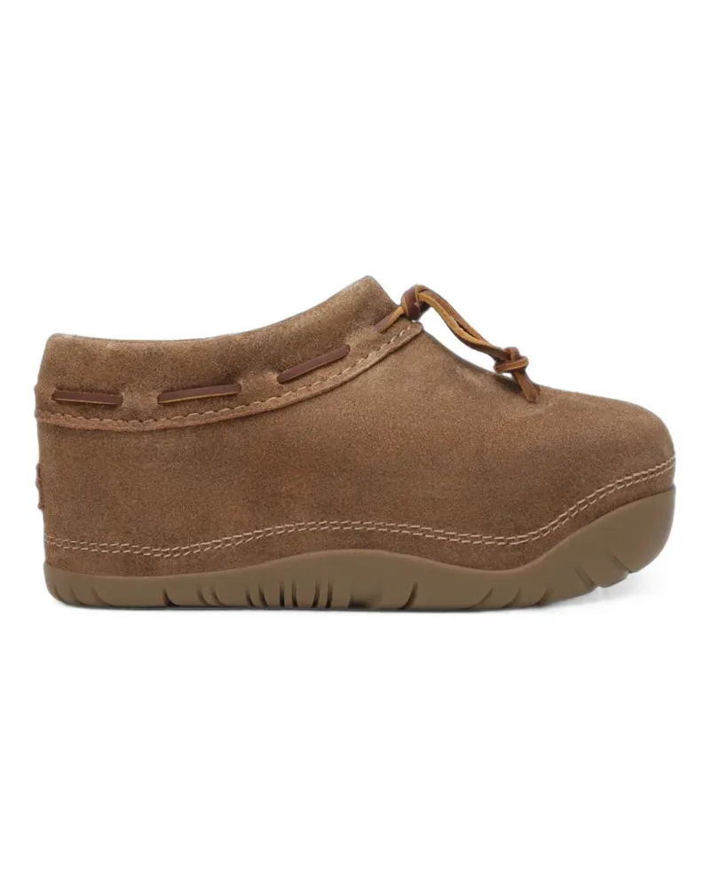 UGG Bucked suede slip-on loafeers - Braun Braun