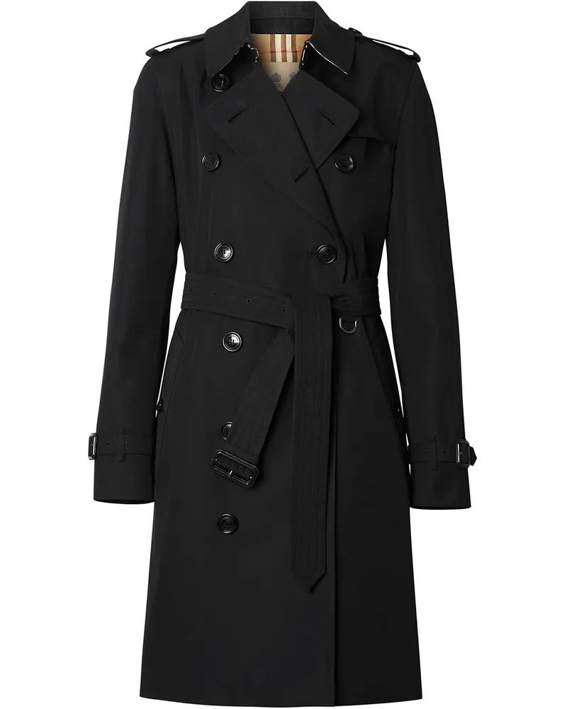 Burberry Kensington Heritage Trenchcoat - Schwarz Schwarz