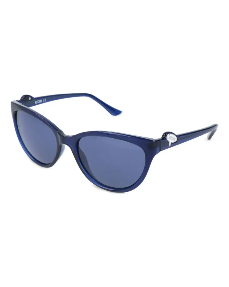Moschino Sonnenbrille mit Cat-Eye-Gestell - Blau Blau