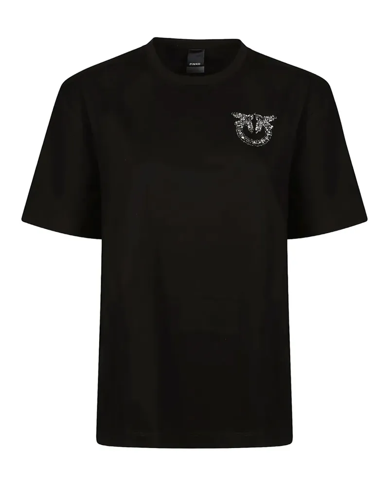 Pinko Love Birds T-shirt - Schwarz Schwarz