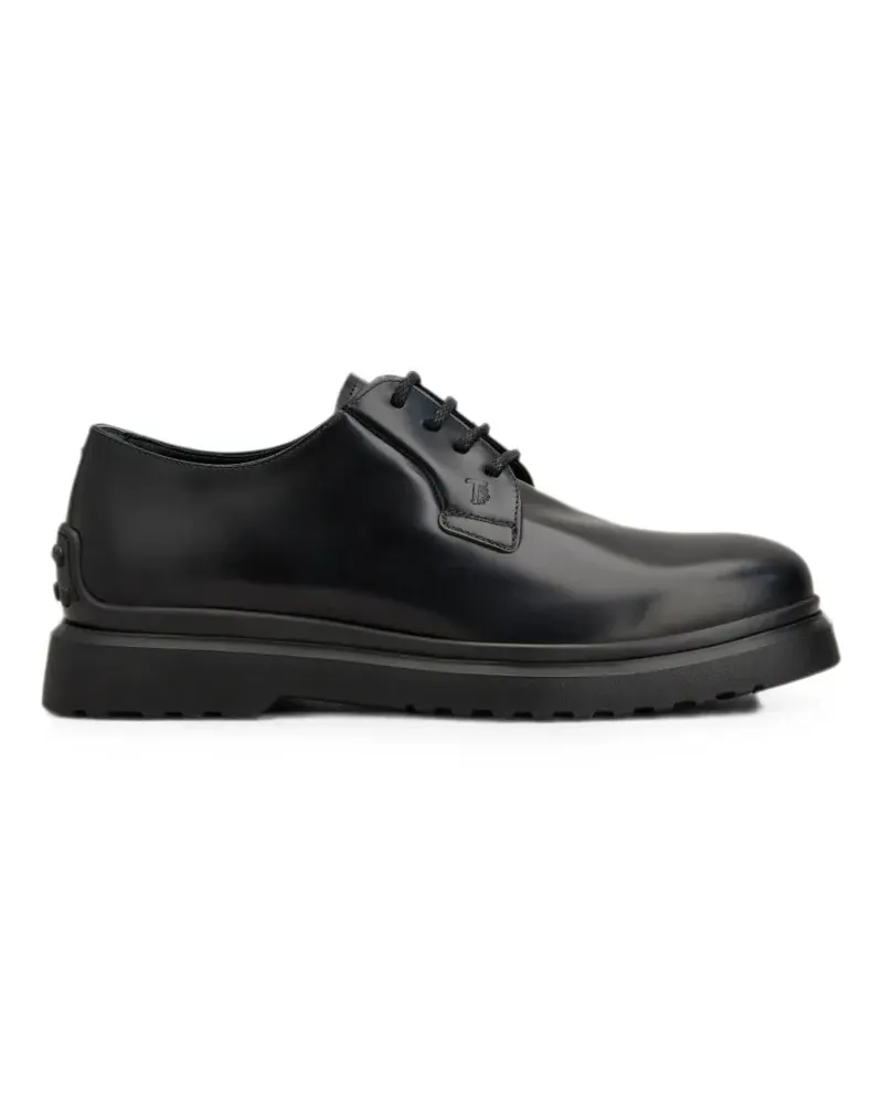 TOD'S Derby-Schuhe mit Gommino-Detail - Schwarz Schwarz