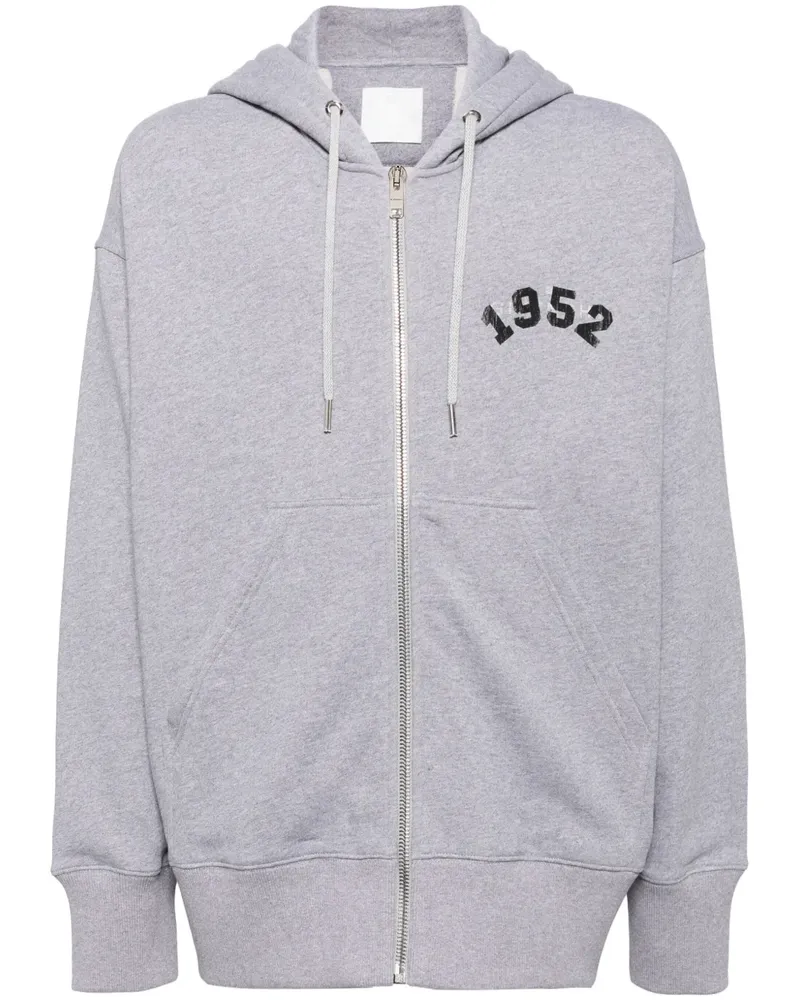 Givenchy Kapuzenjacke mit grafischem Print - Grau Grau