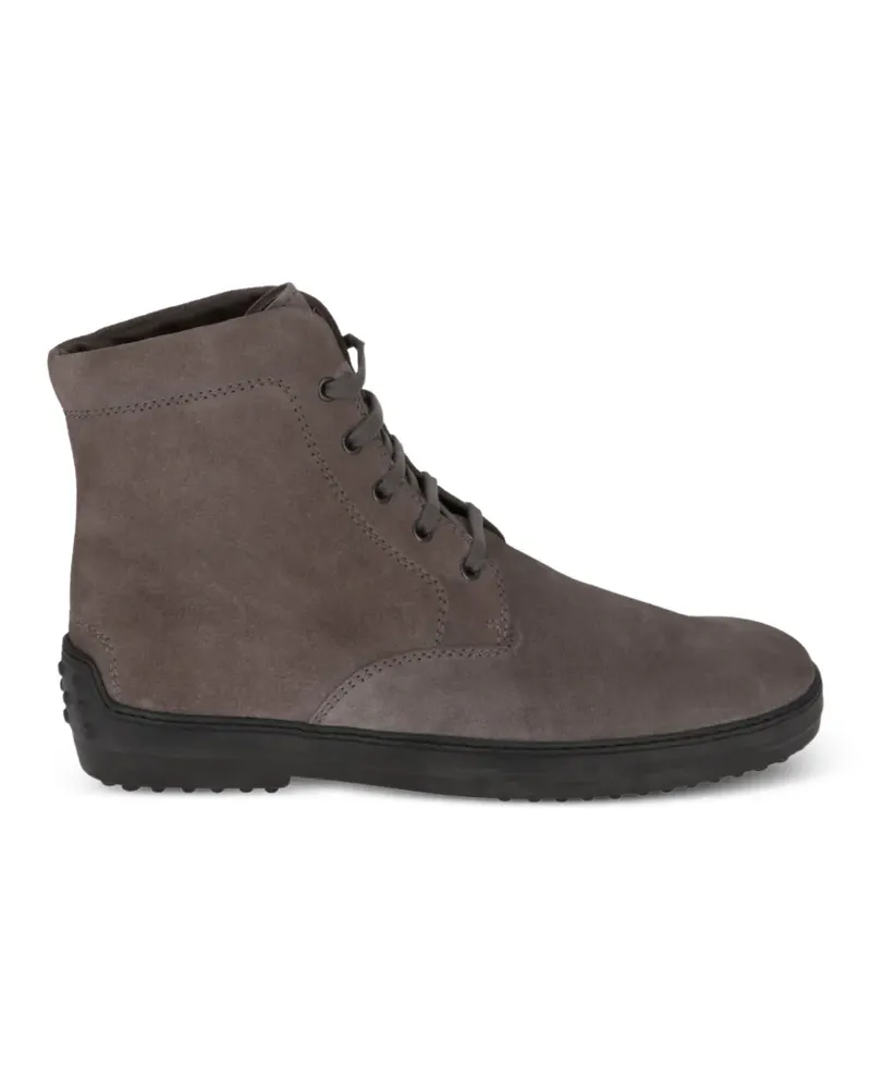 TOD'S Gommino lace-up ankle boots - Grau Grau