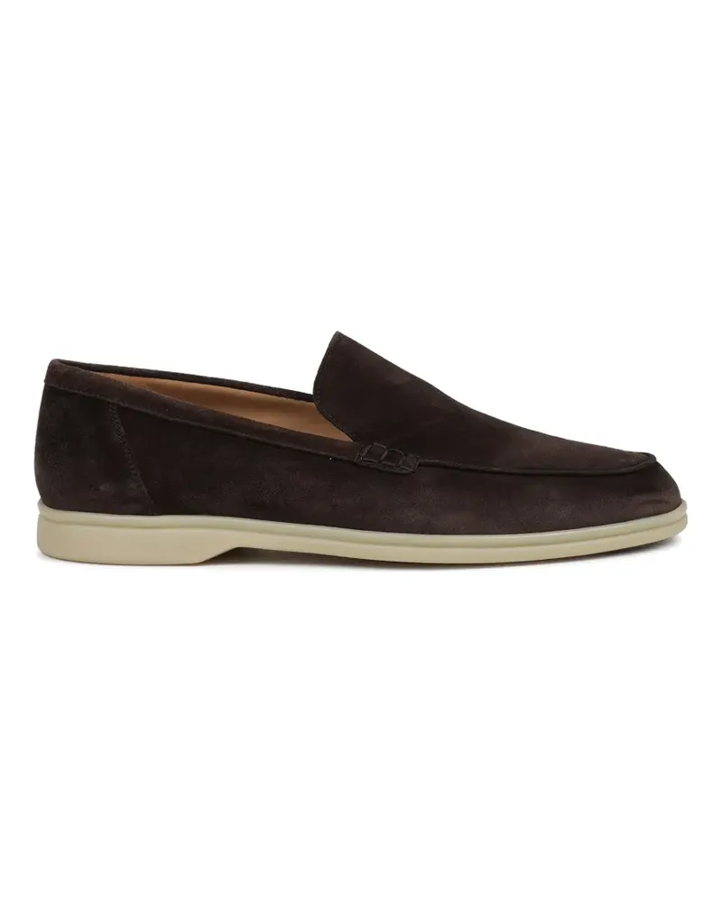 Premiata suede loafers - Braun Braun