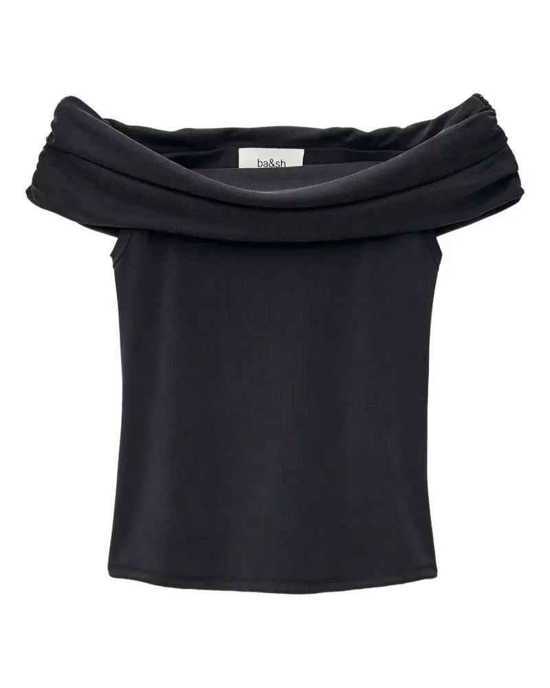 ba&sh Bene off-shoulder top - Blau Blau