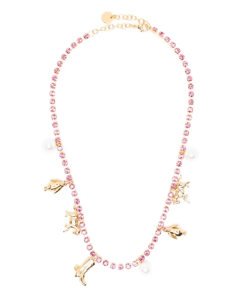 Marni Charms Cowboy Necklace - Gold Gold