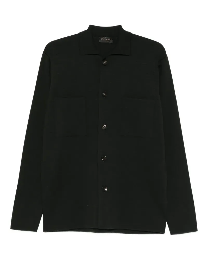 Dell'oglio Hemd mit Tasche - Grün Grün