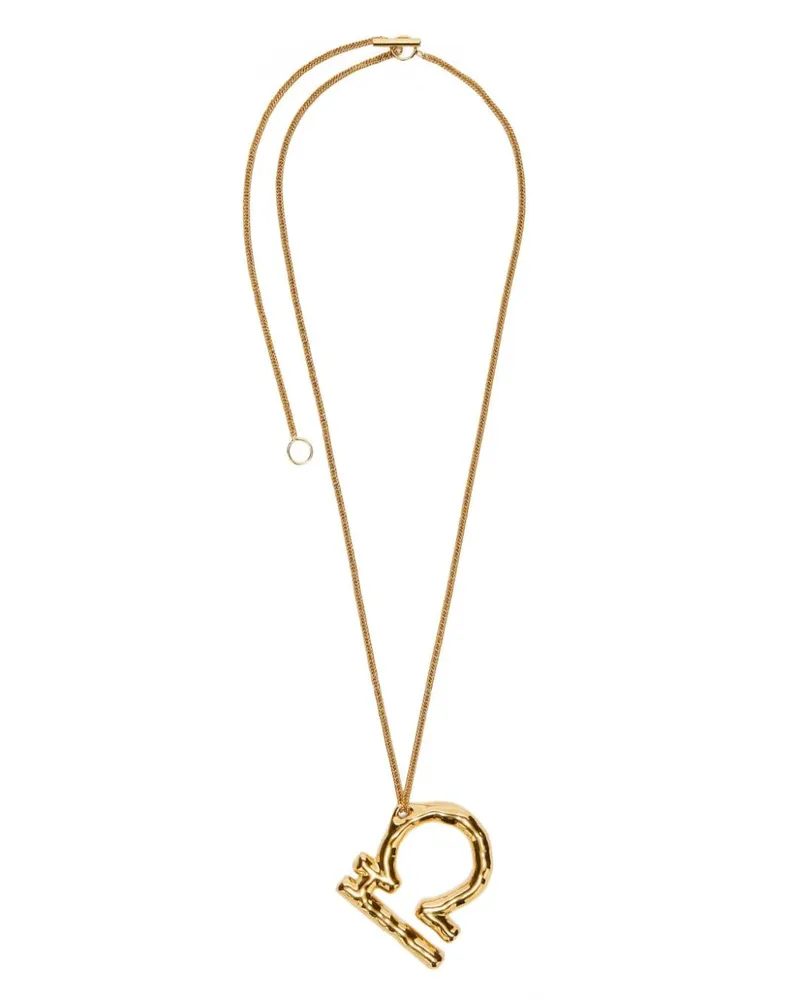 Jil Sander Halskette mit Sternzeichen-Anhänger - Gold Gold