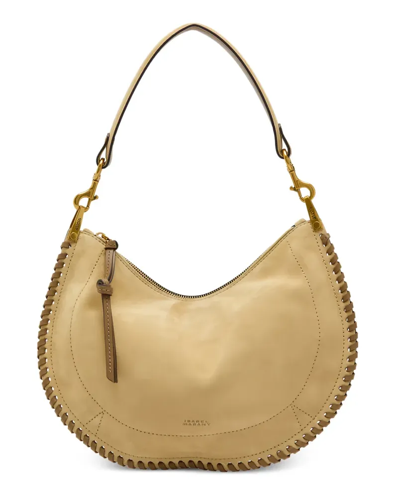 Isabel Marant Schultertasche mit Ziernähten - Nude Nude