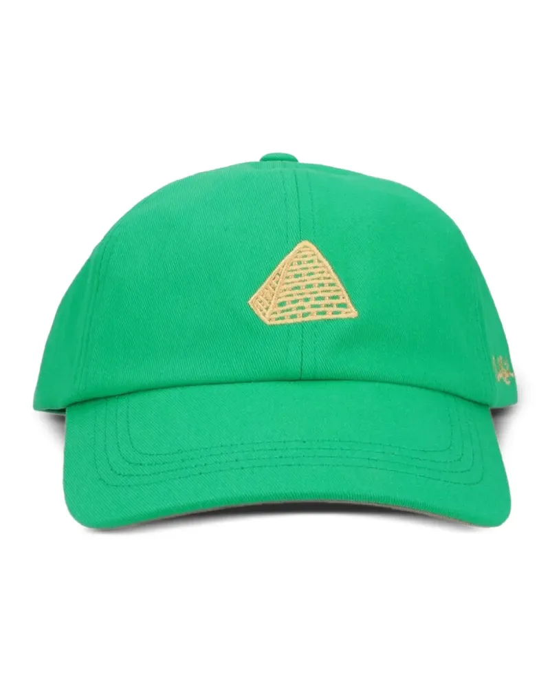 Paul Smith pyramid-embroidered baseball cap - Grün Grün