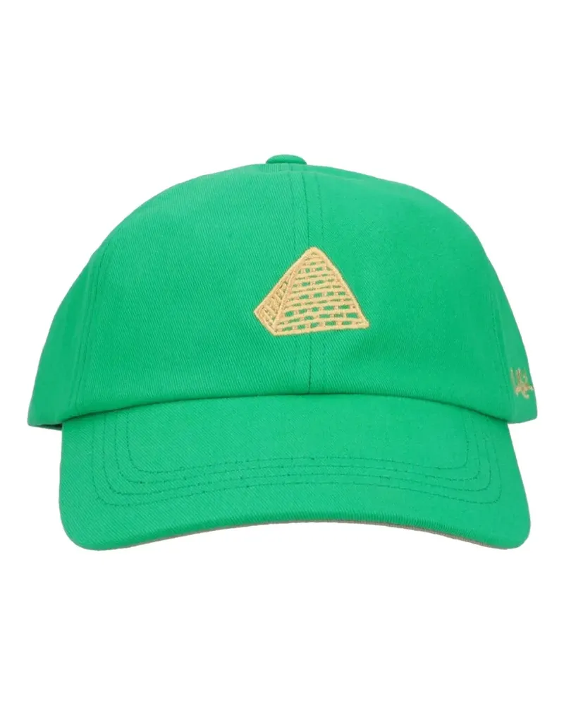 Paul Smith pyramid-embroidered baseball cap - Grün Grün