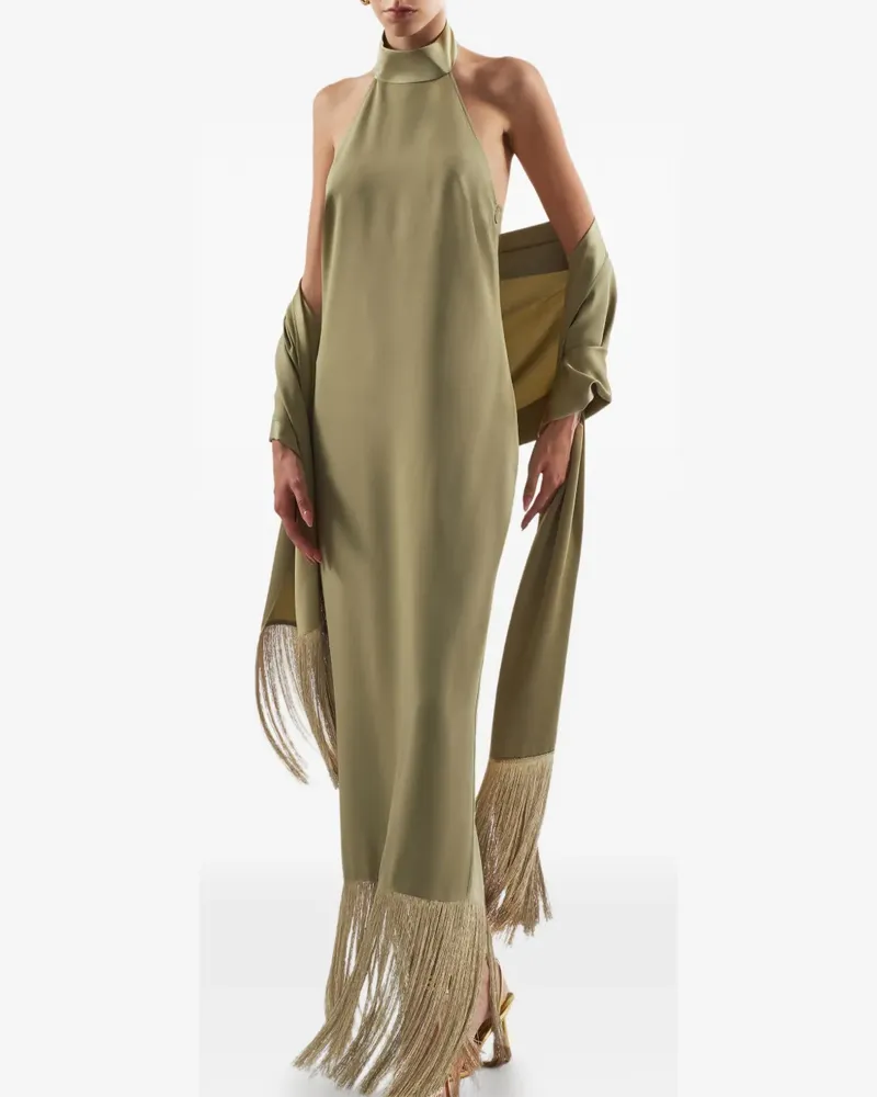 Taller Marmo Zizi Stole tassel scarves - Grün Grün