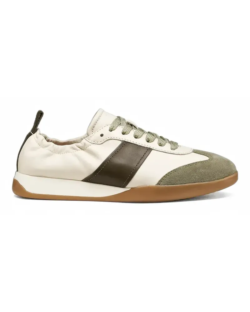 Geox Maryemy Ledersneakers mit Wildledereinsätzen - Grau Grau