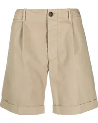 Fay Chino-Shorts mit Logo-Patch Nude