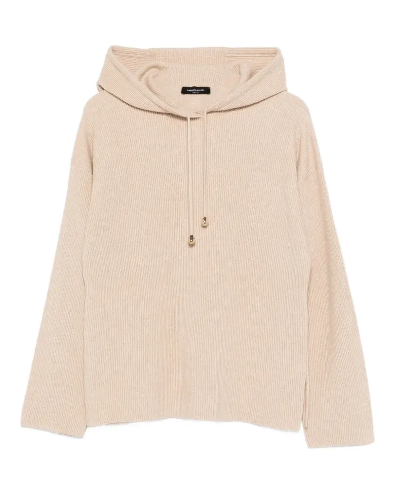 Fabiana Filippi Langärmeliger Hoodie - Nude Nude