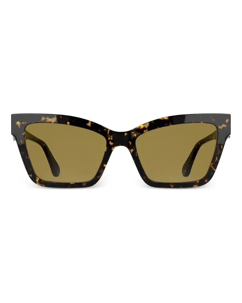 Karl Lagerfeld Sonnenbrille mit Logo - Braun Braun