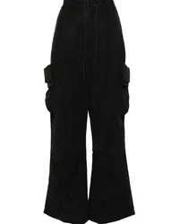 Y-3 Cargohose mit Kordelzug Schwarz