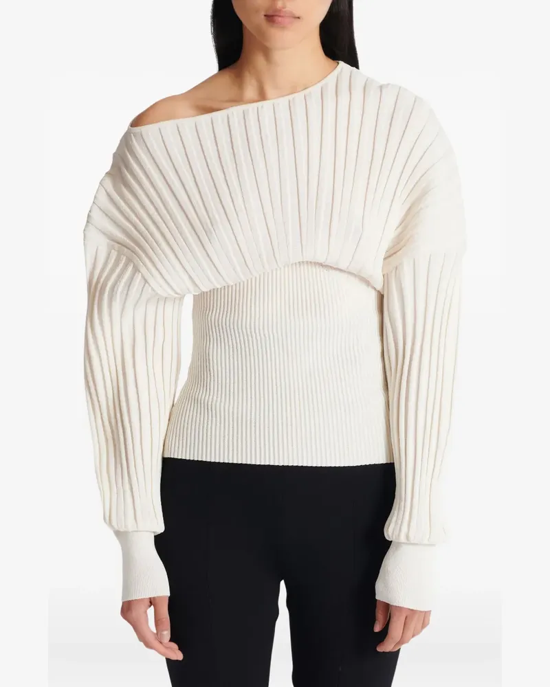 Balmain Klassisches Sweatshirt - Weiß Weiß