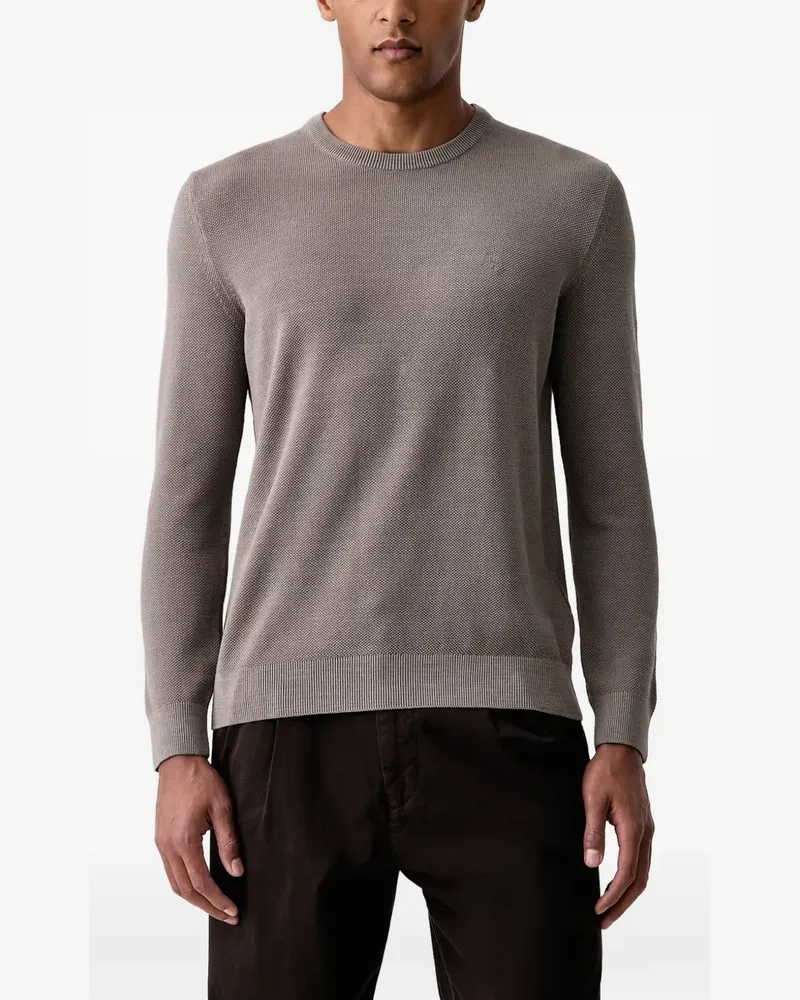 Marc O'Polo textured-knit sweater - Grau Grau