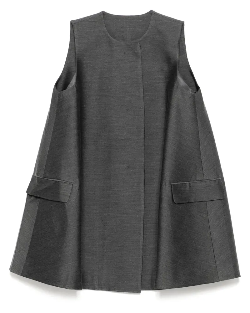 JNBY Ärmelloses Kleid in A-Linie - Grau Grau
