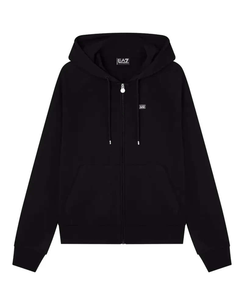 EA7 Core Lady Hoodie - Schwarz Schwarz
