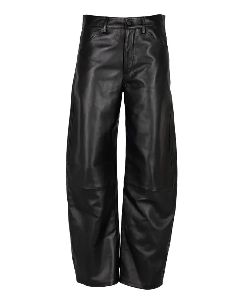 Nili Lotan Tribeca Lederhose - Schwarz Schwarz