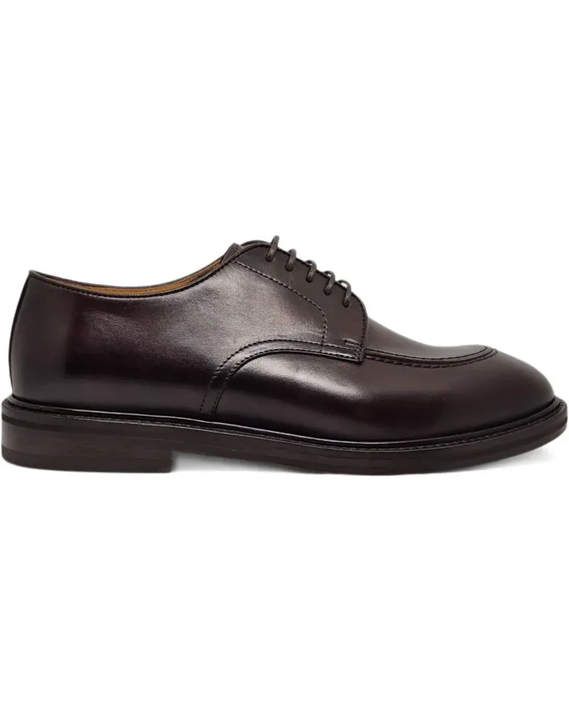 Henderson Derby-Schuhe mit Ziernähten - Braun Braun