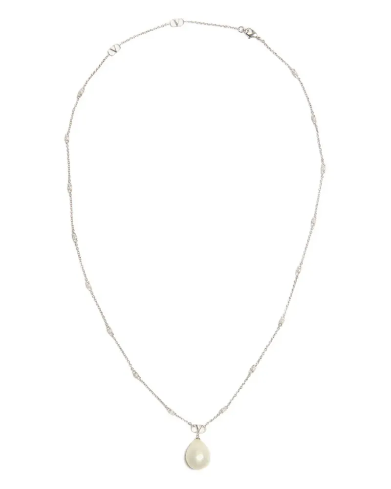 Valentino Garavani VLogo Signature Halskette - Silber Silber