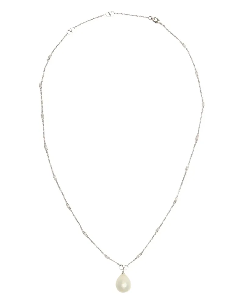 Valentino Garavani VLogo Signature Halskette - Silber Silber