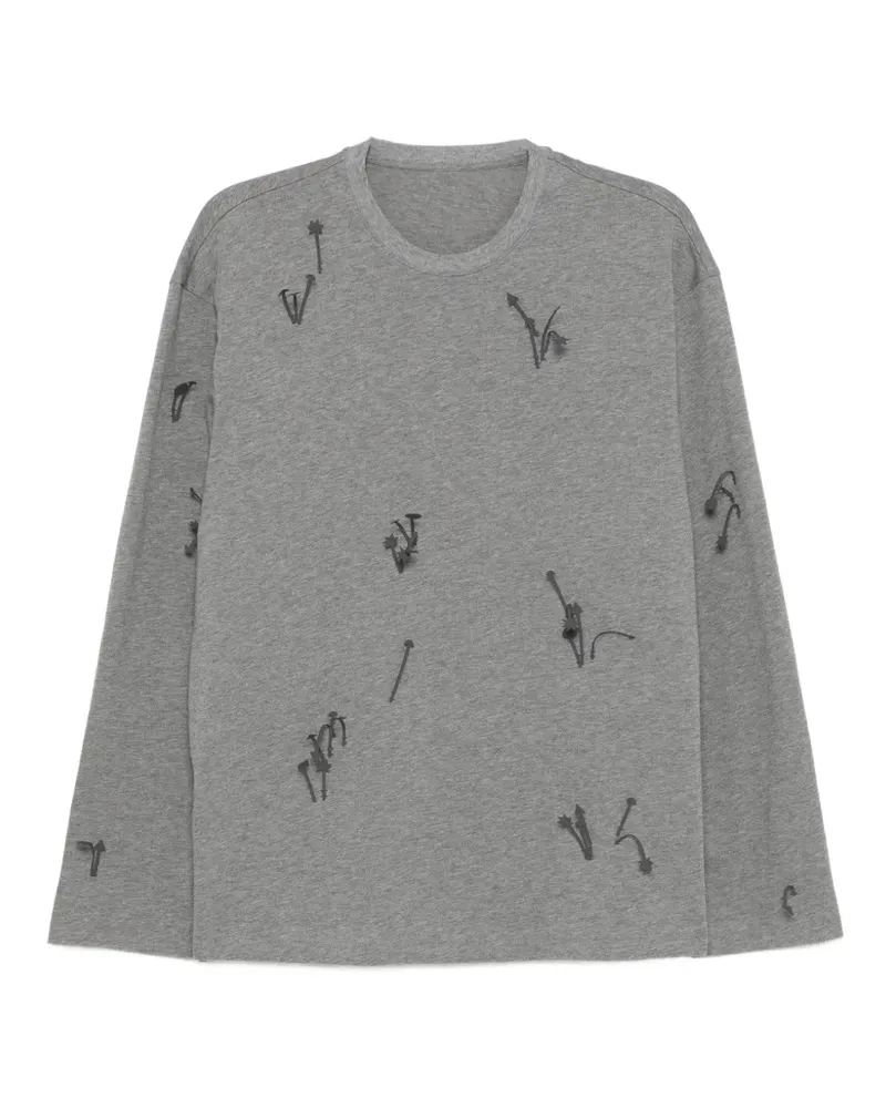 JNBY T-Shirt mit Applikation - Grau Grau