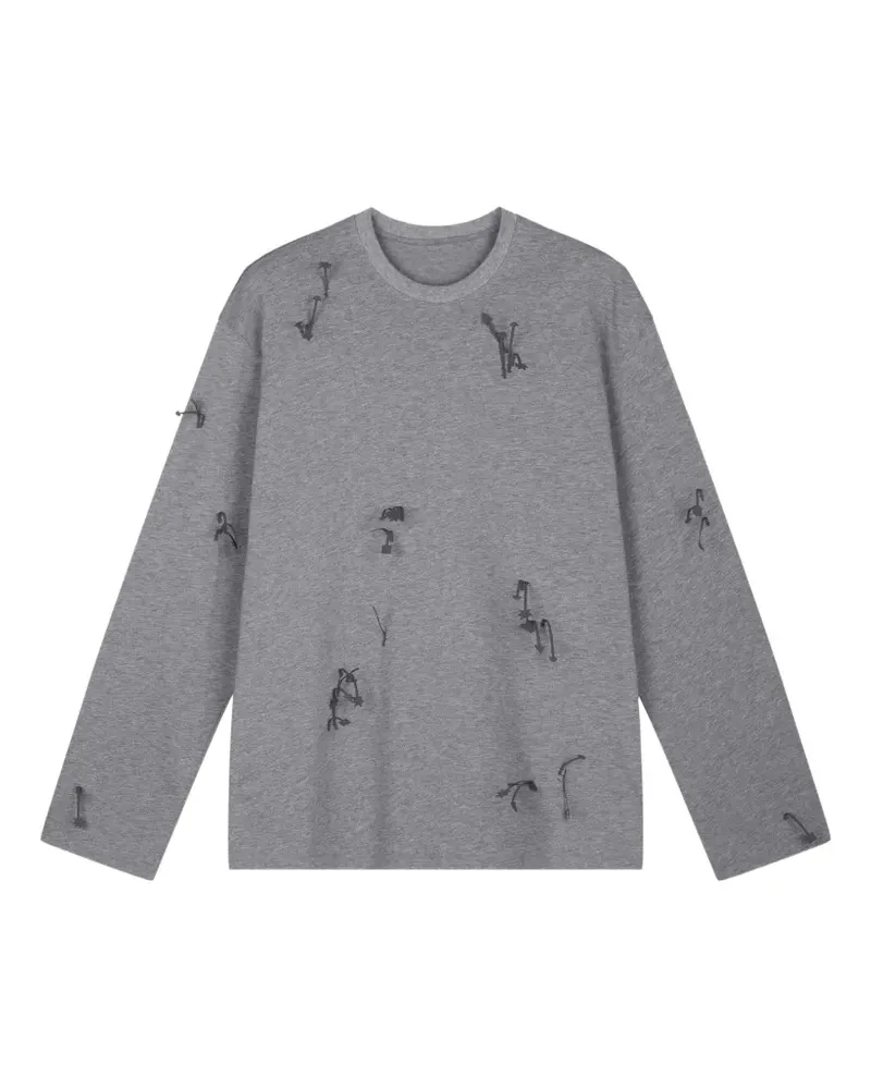 JNBY T-Shirt mit Applikation - Grau Grau