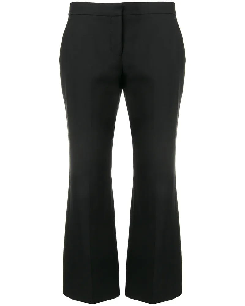Alexander McQueen Klassische Cropped-Hose - Schwarz Schwarz