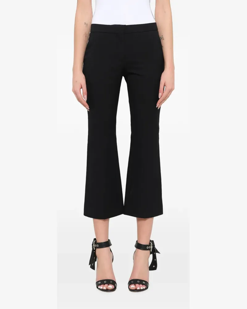 Alexander McQueen Klassische Cropped-Hose - Schwarz Schwarz