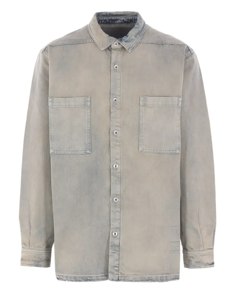 DRKSHDW by Rick Owens Jeansjacke mit aufgesetzten Taschen - Blau Blau