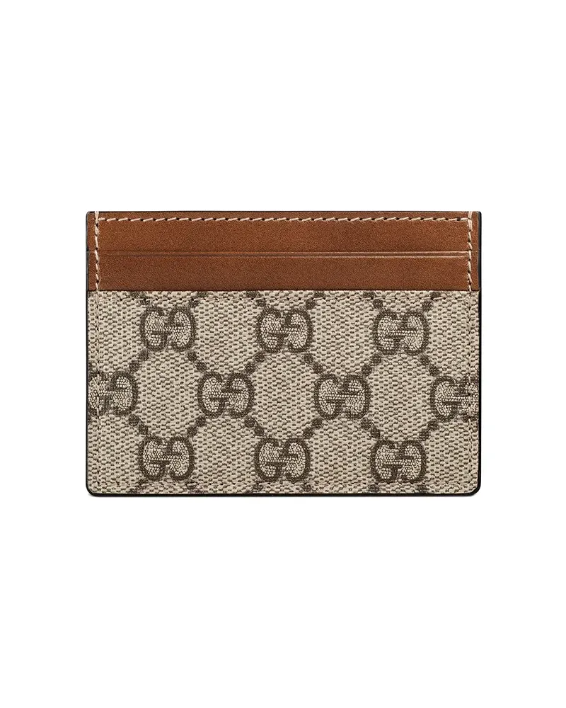 Gucci GG Supreme' Kartenetui - Braun Braun