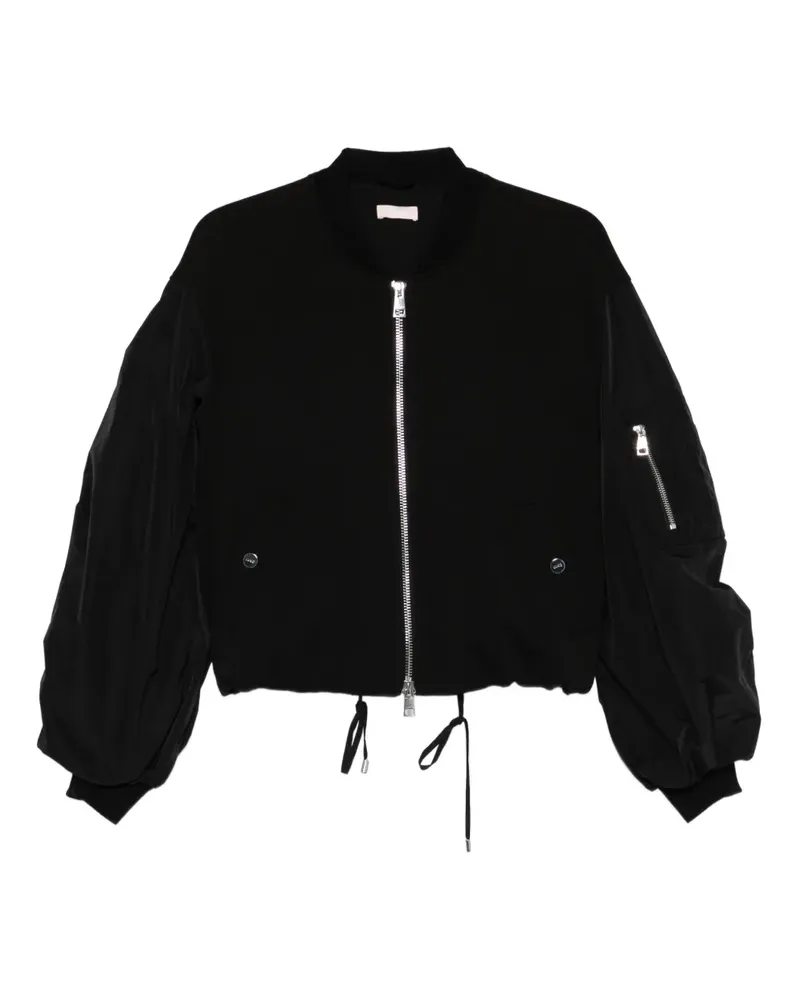 Liu Jo zip bomber jacket - Schwarz Schwarz