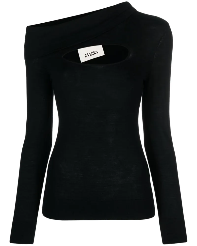 Isabel Marant Schulterfreier Pullover - Schwarz Schwarz