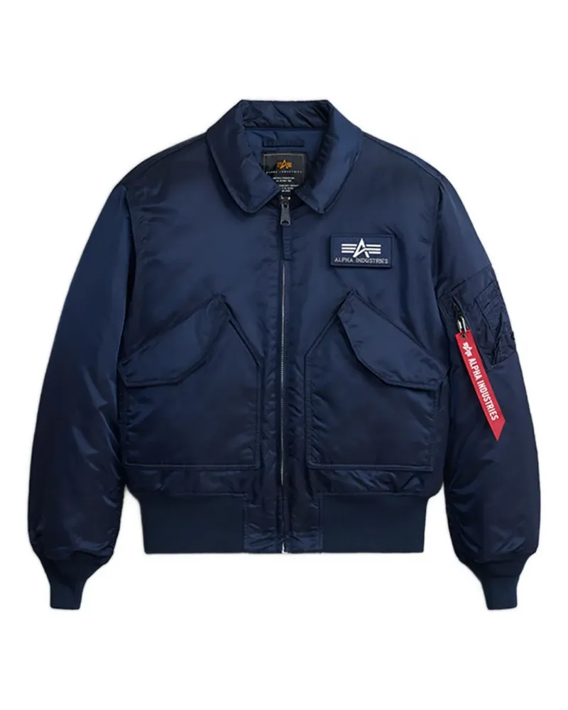 Alpha Industries CWU 45/P bomber jacket - Blau Blau