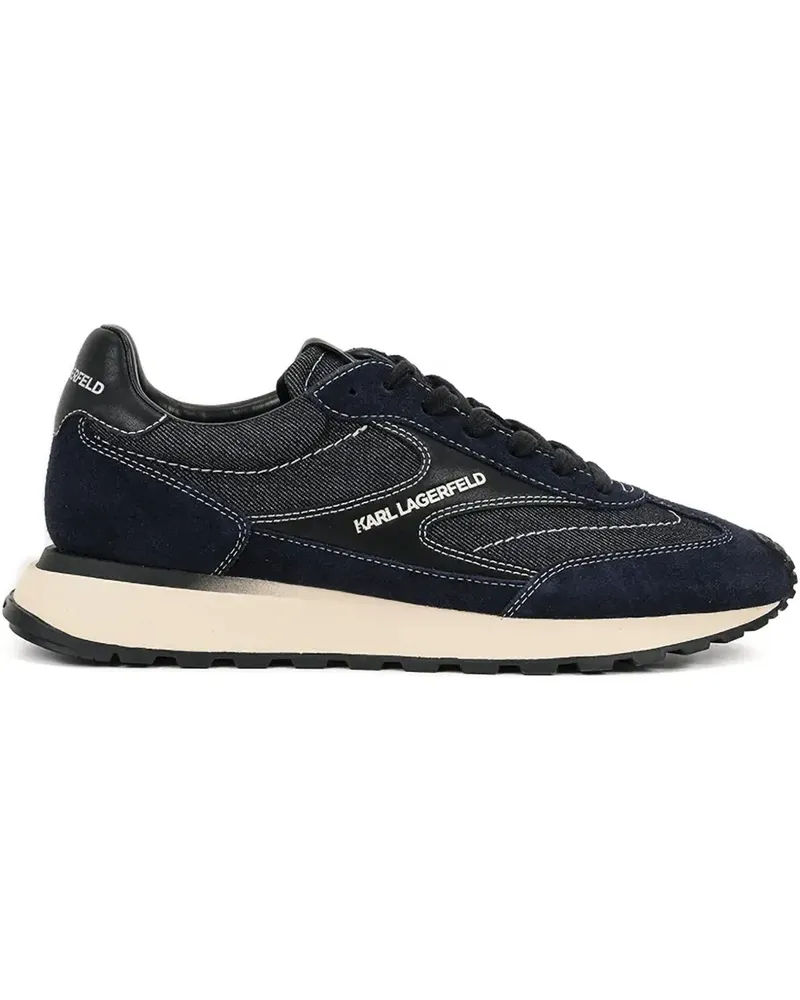 Karl Lagerfeld Sneakers aus Denim-Wildleder - Blau Blau