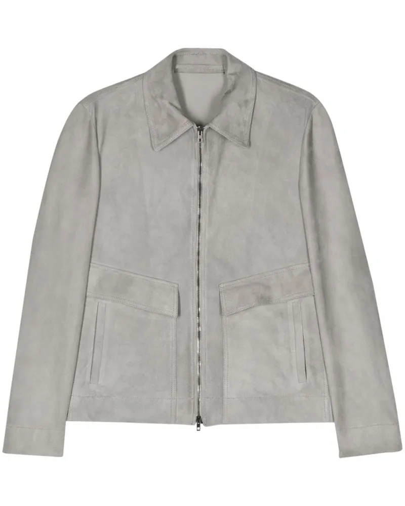 Salvatore Santoro Jacke aus Wildleder Grau