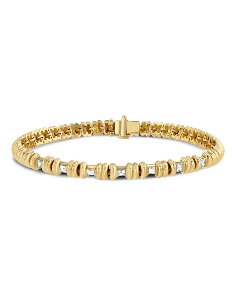 Lizzie Mandler 18kt Gelbgoldarmband mit Diamanten Gold