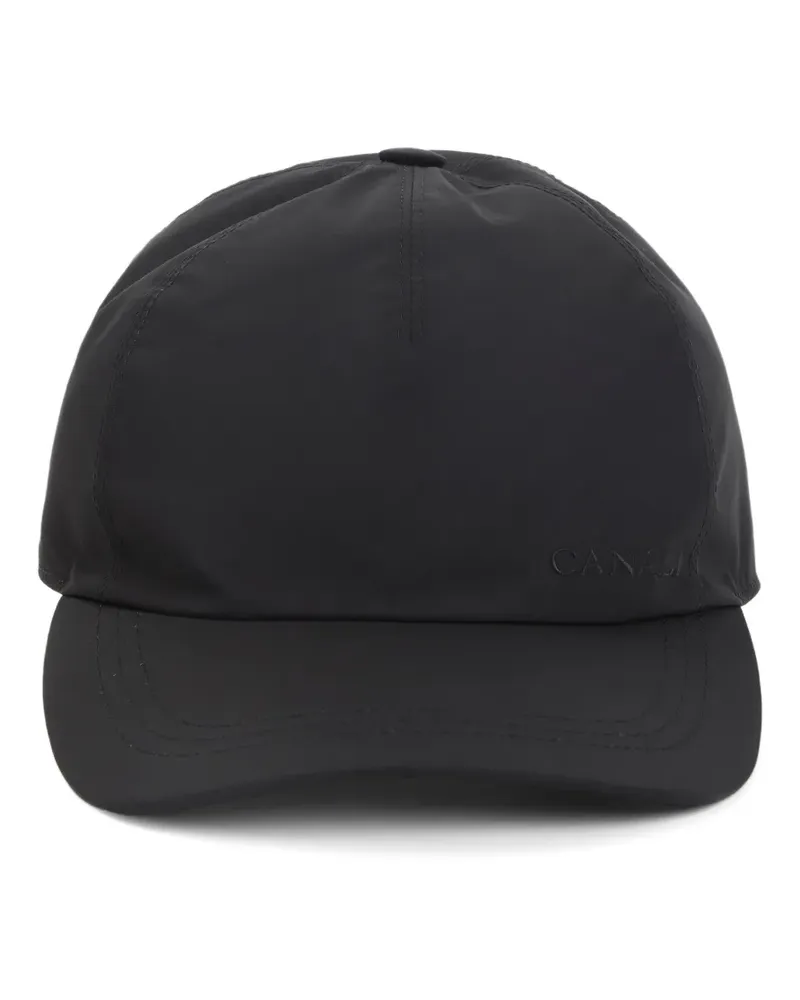 Canali Baseballkappe mit Logo-Band - Schwarz Schwarz