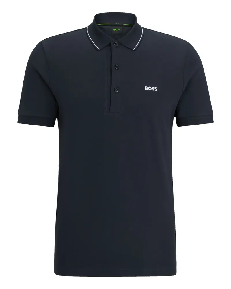HUGO BOSS Piqué-Poloshirt - Blau Blau