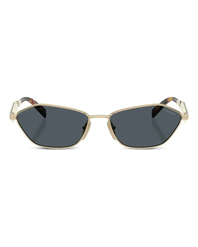 Prada geometric-frame sunglasses - Gold Gold