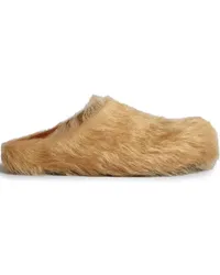 Marni Fussbett Sabot Slipper Nude