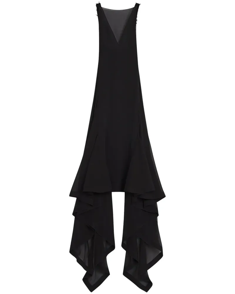 Lanvin Abendkleid aus Seide - Schwarz Schwarz