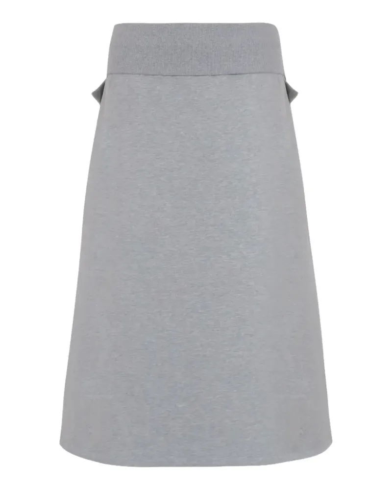 Sandy Liang Shiba midi skirt - Grau Grau