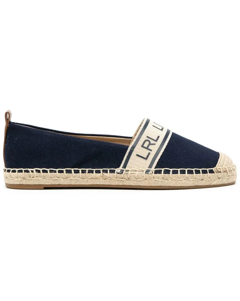 Ralph Lauren Espadrilles mit Logo-Print Blau