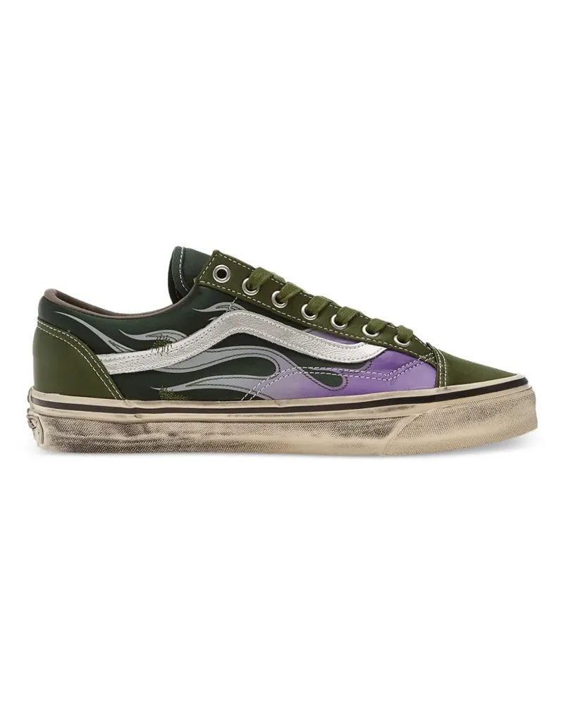 Vans Premium Old Skool 36 Flames lace-up sneakers - Grün Grün