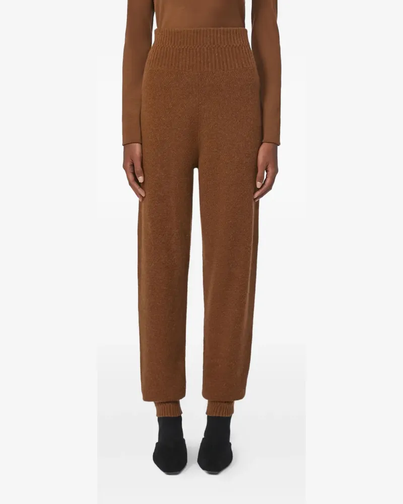 Max Mara Gerippte Hose - Braun Braun